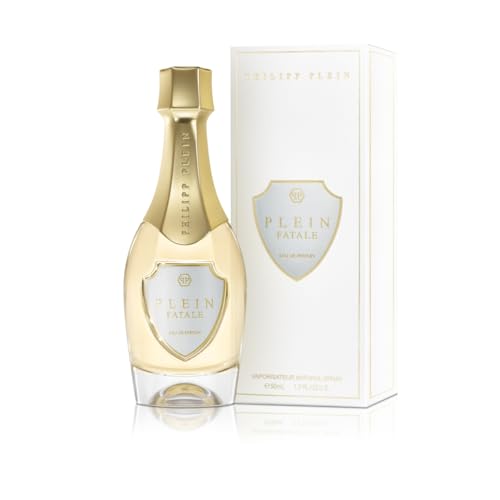 Philipp Plein Plein Fatale Eau de Parfum 50 ml - Women's Perfume - Floral Gourmand Notes - A Feast of Feminity and Sensuality - Elegant Clear Glass Bottle