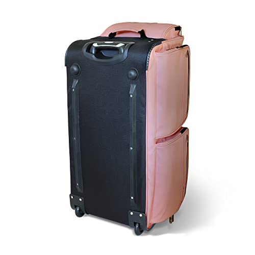 Mavii Garment Rack Duffel-Wheeled 28 Inch Collapsible Bag, Travel Costume Rack Rolling Upright Luggage
