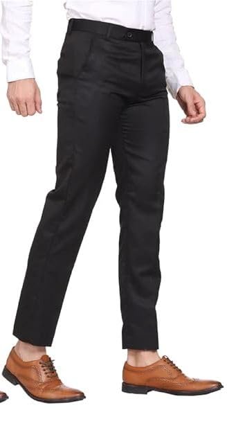 Image of Formal Pants for Man Office Work Solid Formal Pants for Men