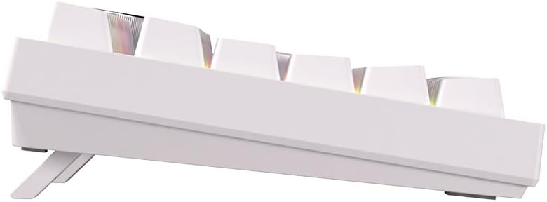 Pyros Pro teclado gaming 75% RGB inal+ímbrico/bluetooth/cable Outemu Red Hotswap - Color Blanco - Tastiera gaming - Immagine 6