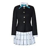 XLSJIAMAN Anime Women Cos Asaka Karin Cosplay Costume Uniform Halloween Costume Sets (Female-XXX-Large)