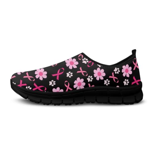 Image of Womens Slip On Walking Shoes Non Slip Loafer Breathable Holiday Travel Shoe Lightweight Casual Low Top Sneakers SizeUS 5.5-11.5