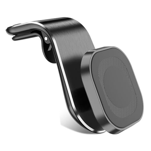 AALIU Magnetic Car Phone Holder for VW ID. Buzz 2024–2025 2026 MEB, L-Shape Air Vent Mount, Strong Magnet Support, 360° Rotation Silicone Clip, Hands-Free Driving Stand