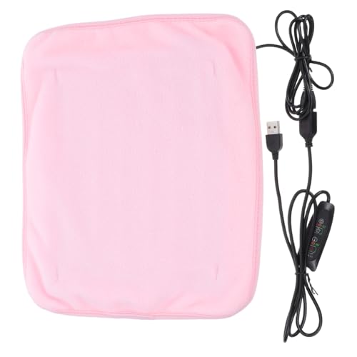Alfombrilla térmica USB para mascotas Levemolo rosa