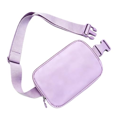 Image of Belt bag Fanny pack crossbody bags for women Everywhere belt bag (light purple)