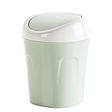 Desktop Shake Lid Trash Can Living Room Coffee Table Wastebasket Household Mini Trash Storage Bin