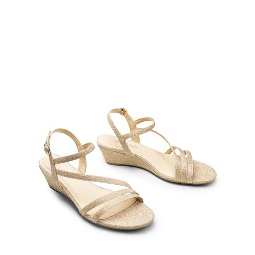 DREAM PAIRS Strappy Wrapped Dressy Wedge Sandals, Comfortable Ankle Strap Open Toe Evening Dress Wedding Dance Summer Shoes3