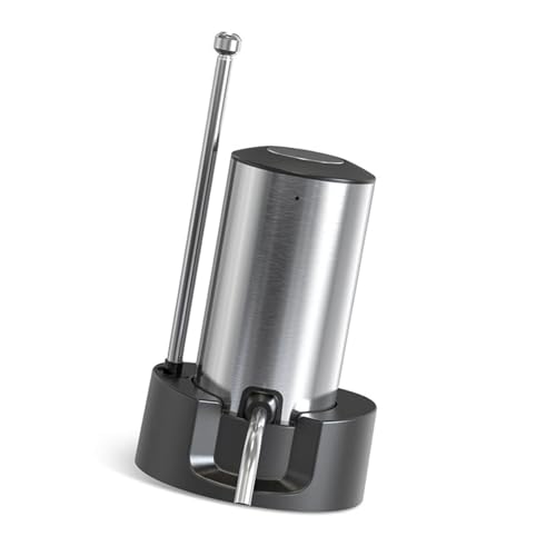 Dispensador de vino de acero inoxidable para vertido preciso, aireador recargable, vertedor automático, accesorios de vino de acero inoxidable Dispensador de vino de acero inoxidable para vertido preciso, aireador recargable, vertedor automático, accesorios de vino de acero inoxidable