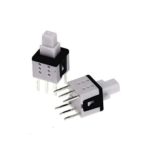 Micro-interrupteur 5.8x5.8mm autobloquant lot de 100 interrupteurs 2 broches pour circuit
