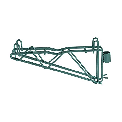 Quantum Storage Systems DCB14P Cantilever Multiple Shelf Post Wall Mount, Carbon Steel, Epoxy Coated, Green, NSF