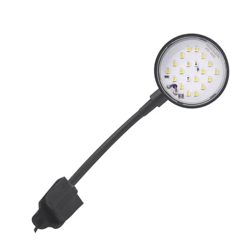 Image of Aquarium Nano Light Mini Small Fish Tank Full Spectrum Adjustable Bowl Clip On Light 2.5W (Random Body Color) Suitable for Bowls & Small Size Tanks.