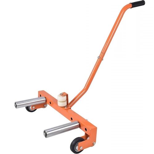 CCKUYT Carro Manual para Mover neumáticos de Remolque, Carro para Mover Camiones pequeños, Carro Auxiliar para reparación de automóviles, Carro para Cambiar neumáticos y fijarlos.