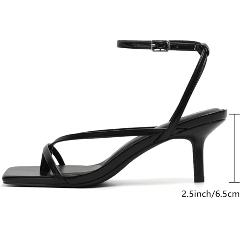 Image of Kitten Heels for Women Round Open Toe Sandals Flip Flop Heels Summer Low Heeled Thong Sandals