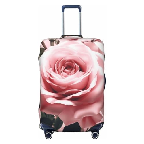 Housse de protection élastique pour valises : l'accessoire floral rose des vacances