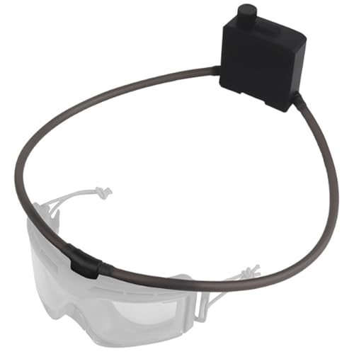 DAGLLGEW Desempañador de Gafas con Ventilador Ajustable, Sistema antivaho para Gafas, Airsoft con Kit de Ventilador para Motocicleta, esquí Airsoft con antivaho para