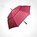Générique Parapluie Homme Parapluies Parapluie de Golf Ouvert Automatique Extra Large surdimensionné Double auvent ventilé étanche évacué parapluies (Color : A, Size : 136cm)