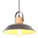 Ce lustre industriel combine le métal et le bois, elle est parfaite pour votre cuisine, salon, salle à manger, chambre, bibliothèque, bureau, restaurant, bar, café, hôtel et boutique.