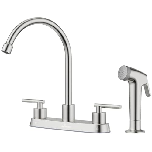 APPASO Kitchen Faucet with Side Sprayer, 2-Handle...