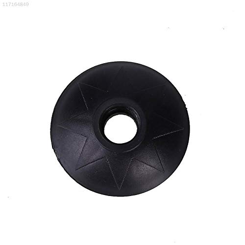 5118 Walking in Muddy Anti Slip Black Trekking Pole Accessory Cover Round Case