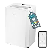 Turbionaire REVI 20 WIFI ION Deshumidificador 20L/Dia, Purificación por Ionización, Depósito 4.5L, Modo ropa, Silencioso, Temporizador, Modo Nocturno, Hasta 35 m², Antihumedad, Moho y Condensación