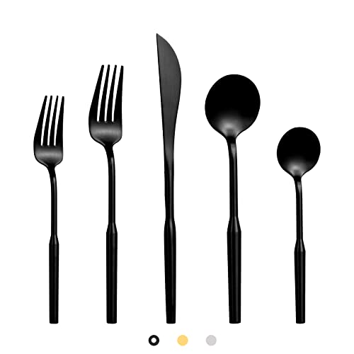 La Mejor Lista de Kostlich , listamos los 10 mejores. 50 Juego de utensilios para comer de cubiertos mate, juego de cubiertos de acero inoxidable de 20 piezas, juego de utensilios de cocina para 4, cubiertos de cocina duraderos para el...