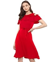 Uptownie Lite Women's Red Small Knee Length Dress