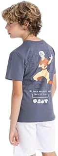 DeFacto Erkek Çocuk Avatar the Last Airbender Bisiklet Yaka Kısa Kollu Tişört