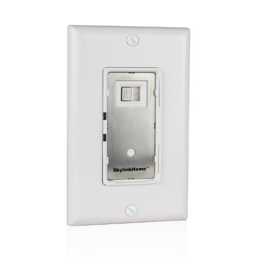 SkylinkHome WR-001 Dimmable Wall Switch Lighting Control In-Wall Remote Controllable Home Automation Smart Light Receiver, SkylinkNet Compatible Easy DIY Installation without neutral wire (300 Watts)