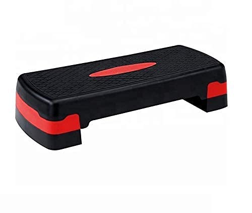 Storescent Polypropylene Sports Adjustable Home Gym Exercise Fitness Stepper (Red)