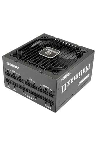 ENERMAX PLATIMAXII 1200DF 1200W Black |80 PLUS e Cybenetics Platinum |alimentatore ATX 3.1 completamente modulare |PCIe 5.1 12V-2x6 |Ventola silenziosa da 135 mm DF-Fanless | 105°C jap. Caps | - Alimentatore - Immagine 2