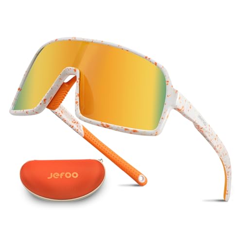 Jefoo Kids Baseball Sunglasses Polarized Sports UV400 Protection Lightweight Cycling