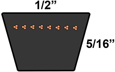 D&D DURA-Prime PowerDrive A45 or 4L470 1/2 x 47in V-Belt