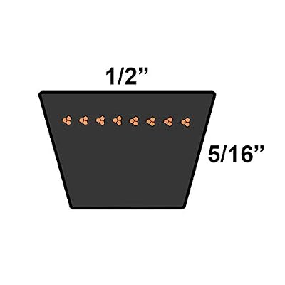 D&D DURA-Prime PowerDrive A50 or 4L520 1/2 x 52in V-Belt