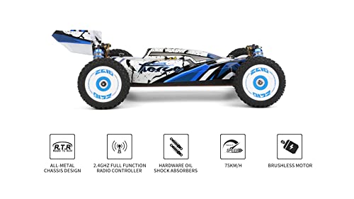 Wltoys Xk 124017 V2 1/12 4Wd 75Km/H High-Speed Brushless Motor Off-Road Remote Control Drift Climbing Rc Racing Car Adults,Kids Toys (124017 1 * 2200) #TOP1
