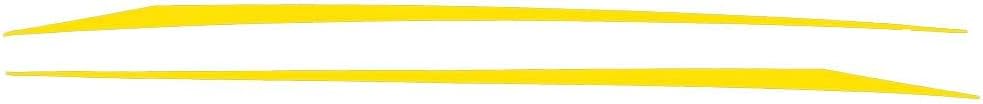 Chaparral Boat Deck Graphic Decal Stickers 14.00773 | Yellow 84 Inch (Set of 2)