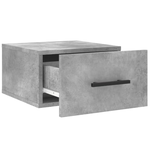 Table de chevet murale dans une chambre moderne pour un réveil serein