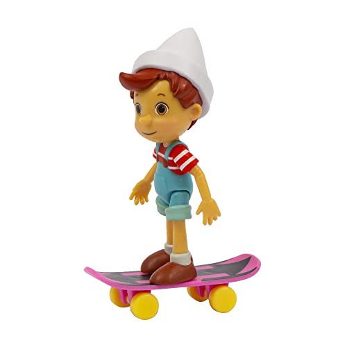 Pinocchio and Friends Giochi Preziosi Pinocchio Action Figure and Skateboard Accessory, Great Gift For Kids 3+ - Image 2
