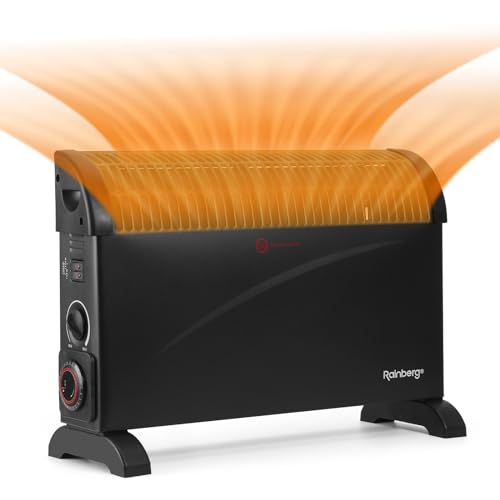 Rainberg 2000W Convector Radiator Heater with 24hr Timer, Electric Heater, Radiator, Heaters for...