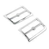  Rejilla de Altavoz Trasera cromada for Motocicleta, Cubierta Decorativa con Acentos for Honda Goldwing GL1800 GL 1800 2001-2011, Accesorios de carenado