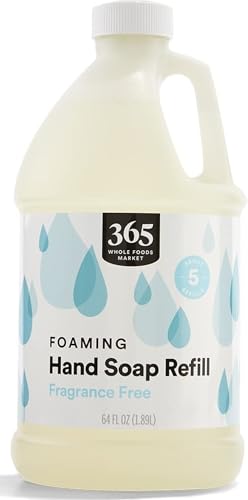Image of 365 by Whole Foods Market, Foaming Hand Soap Refill, Fragrance Free, 64 Fl Oz