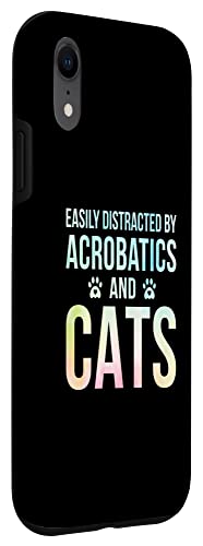 Iphone Xr Easily Distraced By Gymnastics And Cats Gymnast Acrobat Case #TOP2