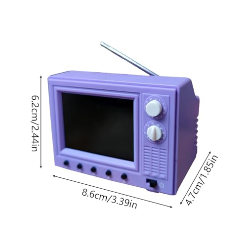 Televisor retro de bolsillo con pantalla 720P y 8GB de memoria interna 6