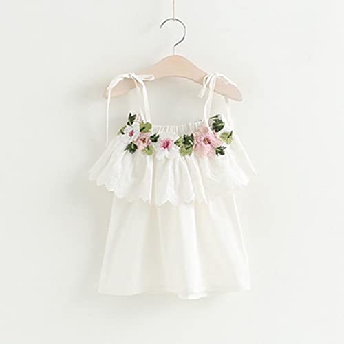 Conjunto de jeans bordado para meninas tamanho 14 para meninas, shorts, camiseta infantil + jeans e