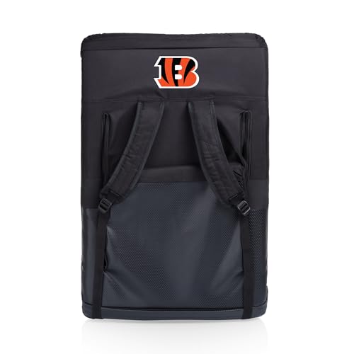 Image of PICNIC TIME Black Cincinnati Bengals Ventura Seat Portable Recliner Chair,One Size,618-00-179-074-2