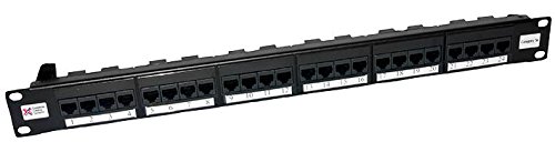 Patch Panel, 24 vie UTP, CAT5E, Patch Panel Connettori, Qtà X 1 | 009-001-009-09