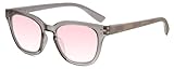 Calabria R860 FL-41 Reading Glasses +1.00 Grey Crystal Blue Pink Fluorescent Light Sensitivity Eyeglass Photophobia Readers