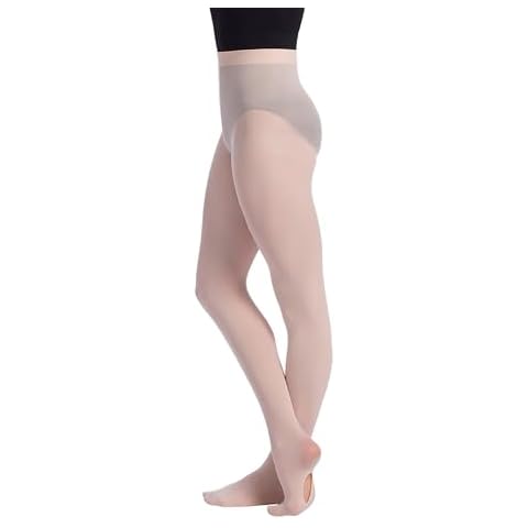 So Danca - Convertible Tights - Ballet Tights, Soft, Made for Performance, Stretchable and Flexible (US, Alpha, Large, X-Large, Regular, Regular, Pink) Cover