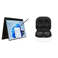Samsung Galaxy Book3 Pro 360 Intel 13th Gen i5 EvoTM 40.62cm(16″) Touchscreen 2-in-1 3K Display, 120Hz, Thin & Light Laptop(16 GB/512 GB SSD/Windows 11/MS Office/S-Pen/Graphite/1.6Kg)+ Galaxy Buds2