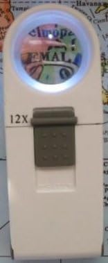 12X 44D 1.5" Round LED Hand Magnifier