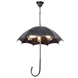 GHBSDNEPP E27 Araña de Hierro Forjado Nórdico de Plata Antigua Araña de Bosque Industrial Retro Restaurante Bar Ctienda de Ropa Iluminación 58 * 60 cm